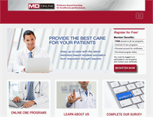 Tablet Screenshot of md-online.com